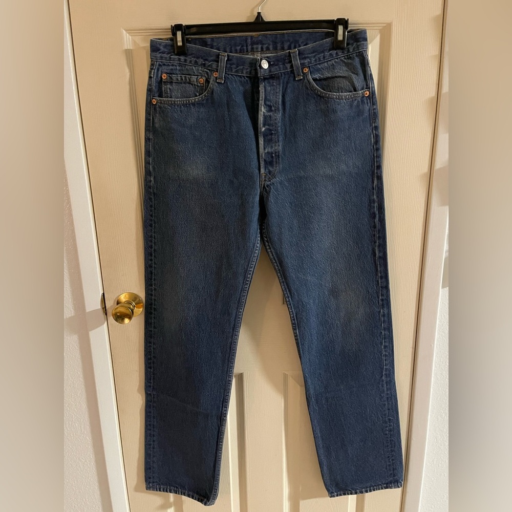 Vintage Levi’s 501 jeans USA made 90s men’s 36x34